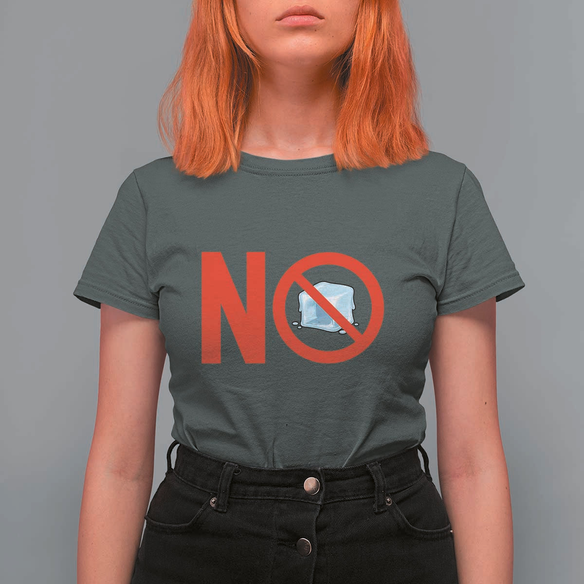 Anti ICE T Shirt For Women No ICE Protest Symbol Anti Immigration Enforcement