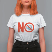 Anti ICE T Shirt For Women No ICE Protest Symbol Anti Immigration Enforcement