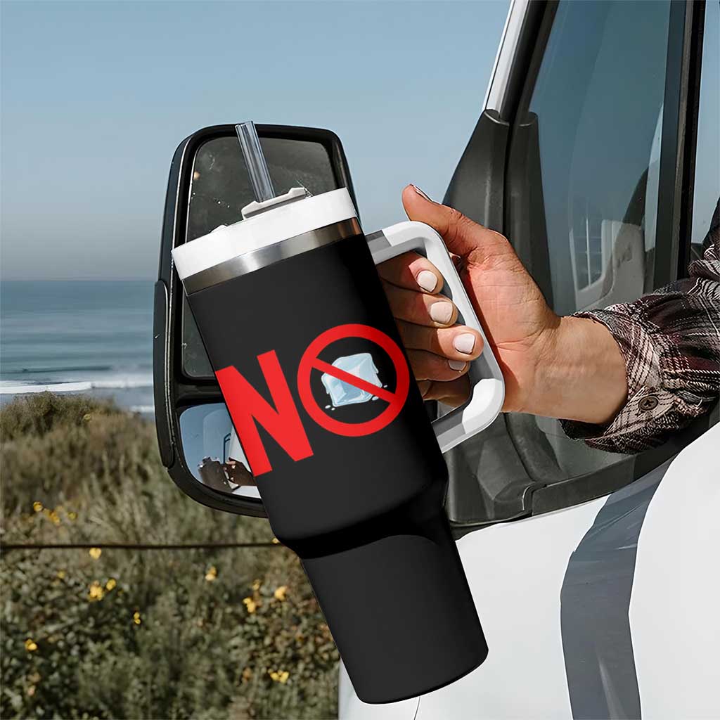 Anti ICE Tumbler With Handle No ICE Protest Symbol Anti Immigration Enforcement