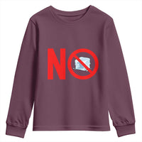 Anti ICE Youth Sweatshirt No ICE Protest Symbol Anti Immigration Enforcement