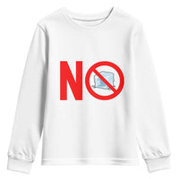 Anti ICE Youth Sweatshirt No ICE Protest Symbol Anti Immigration Enforcement