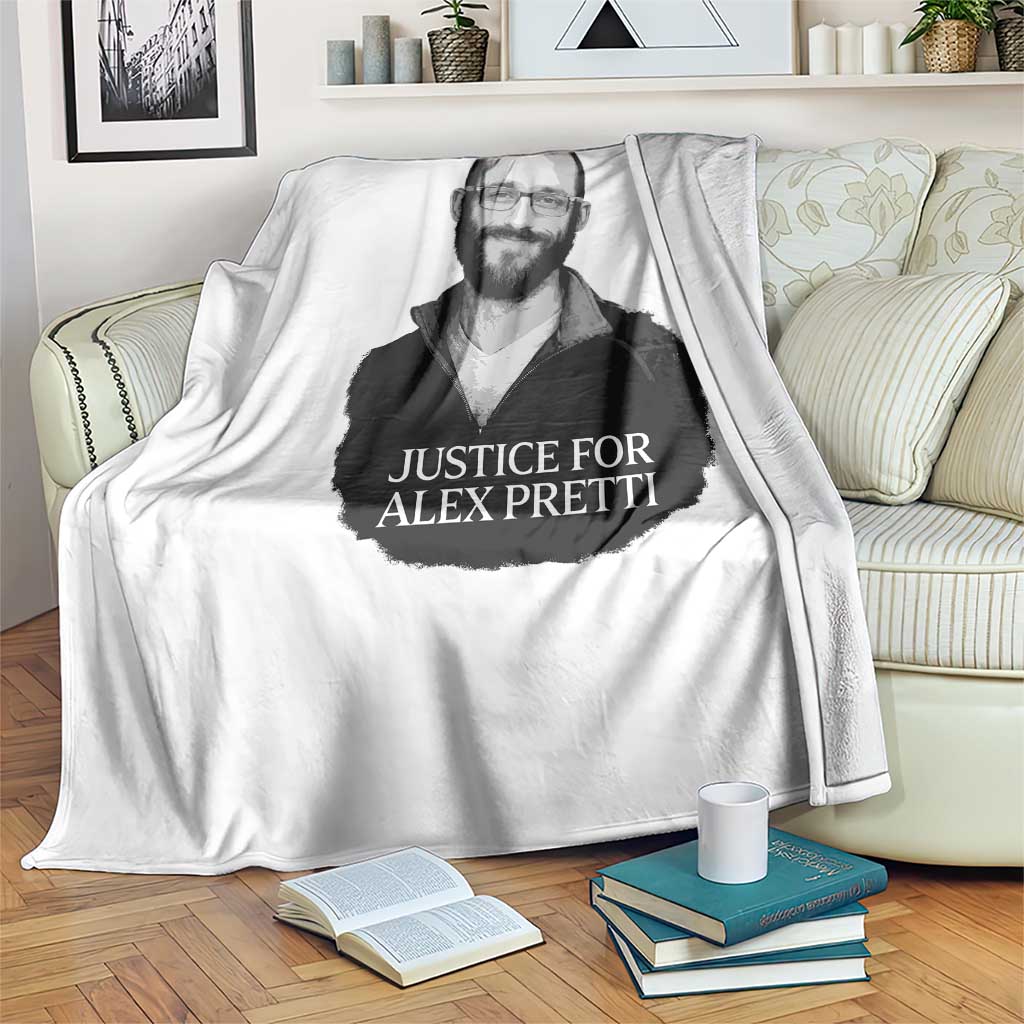 Justices for Alex Pretti Throw Blanket Anti ICE Immigration Protest Human Rights