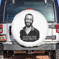 Justices for Alex Pretti Spare Tire Cover Anti ICE Immigration Protest Human Rights