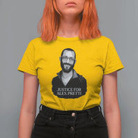 Justices for Alex Pretti T Shirt For Women Anti ICE Immigration Protest Human Rights