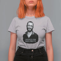 Justices for Alex Pretti T Shirt For Women Anti ICE Immigration Protest Human Rights