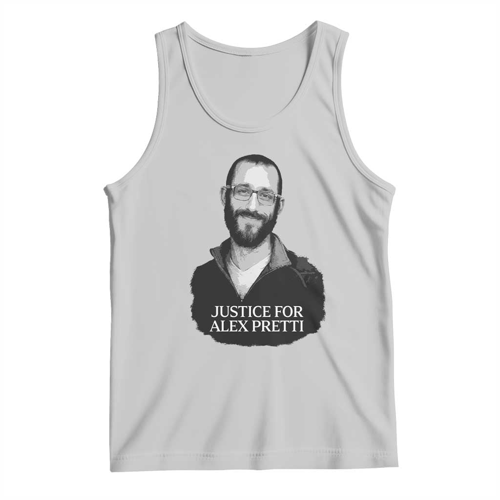 Justices for Alex Pretti Tank Top Anti ICE Immigration Protest Human Rights
