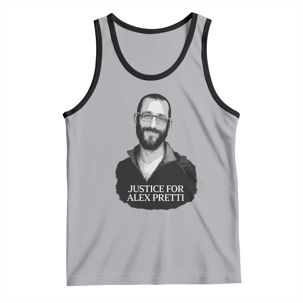 Justices for Alex Pretti Tank Top Anti ICE Immigration Protest Human Rights