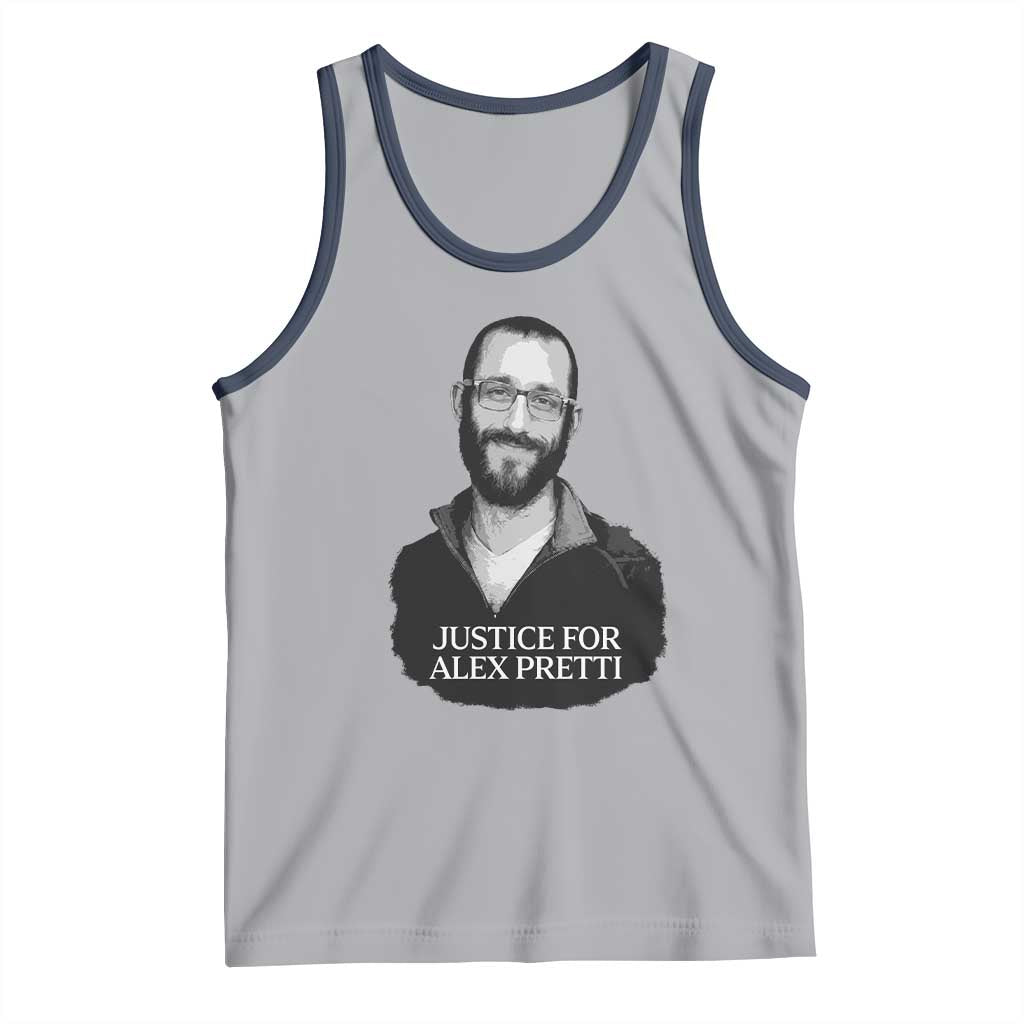 Justices for Alex Pretti Tank Top Anti ICE Immigration Protest Human Rights