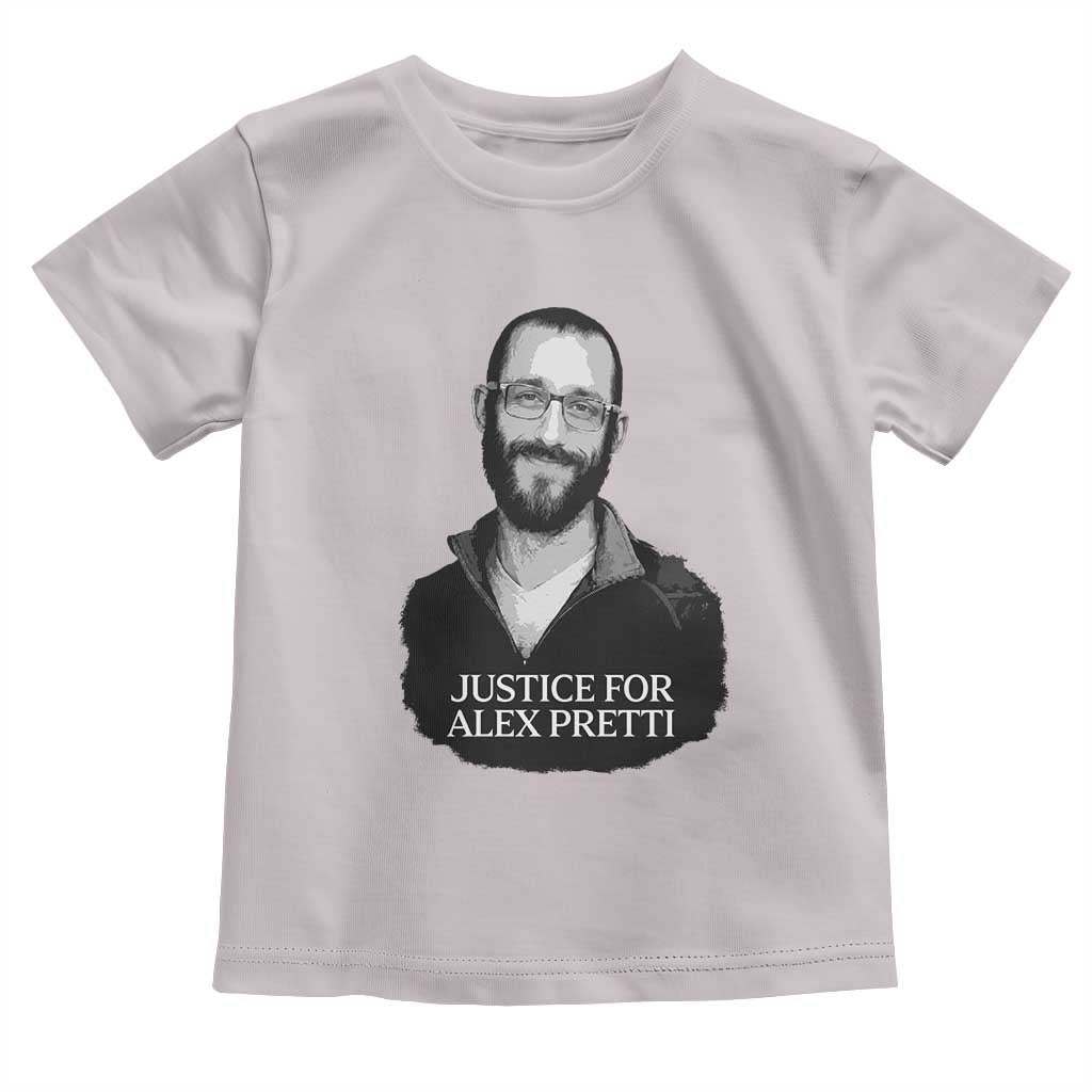 Justices for Alex Pretti Toddler T Shirt Anti ICE Immigration Protest Human Rights