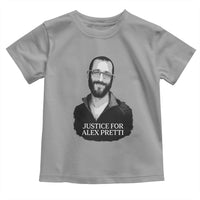 Justices for Alex Pretti Toddler T Shirt Anti ICE Immigration Protest Human Rights