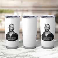 Justices for Alex Pretti Tumbler Cup Anti ICE Immigration Protest Human Rights