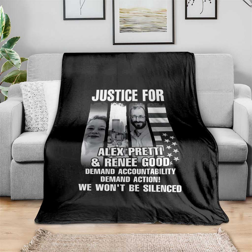 Justice for Alex and Renee Throw Blanket Anti ICE Immigration Protest Human Rights