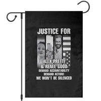 Justice for Alex and Renee Garden Flag Anti ICE Immigration Protest Human Rights
