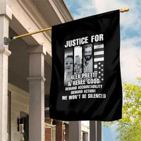 Justice for Alex and Renee Garden Flag Anti ICE Immigration Protest Human Rights