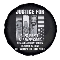 Justice for Alex and Renee Spare Tire Cover Anti ICE Immigration Protest Human Rights