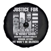 Justice for Alex and Renee Spare Tire Cover Anti ICE Immigration Protest Human Rights
