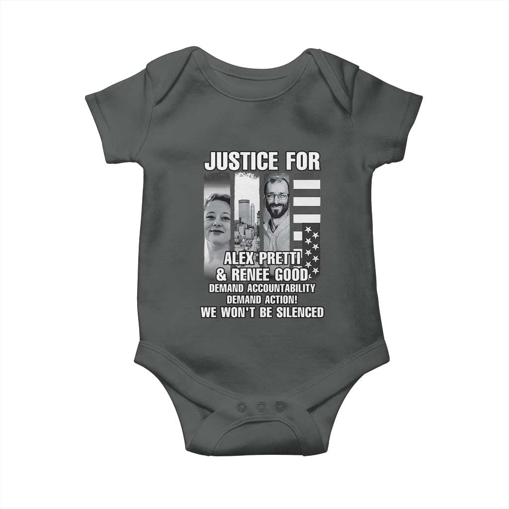 Justice for Alex and Renee Baby Onesie Anti ICE Immigration Protest Human Rights