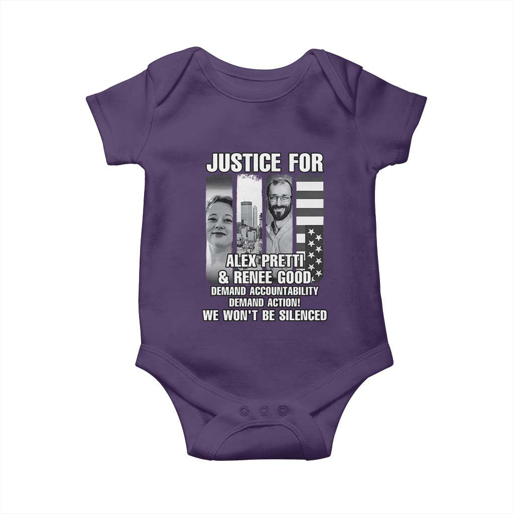 Justice for Alex and Renee Baby Onesie Anti ICE Immigration Protest Human Rights