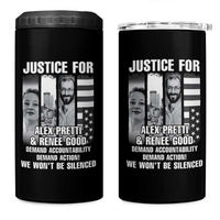Justice for Alex and Renee 4 in 1 Can Cooler Tumbler Anti ICE Immigration Protest Human Rights