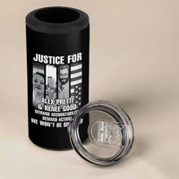 Justice for Alex and Renee 4 in 1 Can Cooler Tumbler Anti ICE Immigration Protest Human Rights