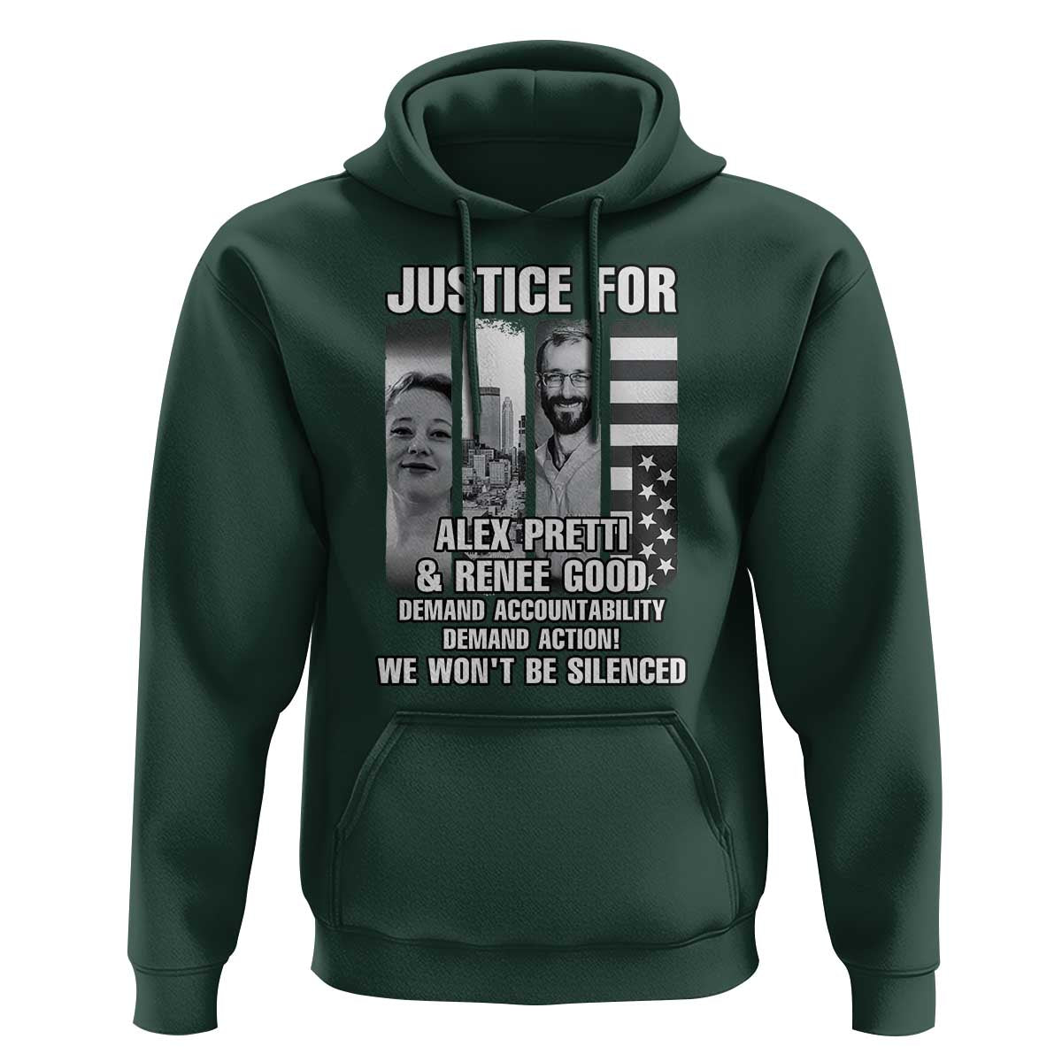 Justice for Alex and Renee Hoodie Anti ICE Immigration Protest Human Rights
