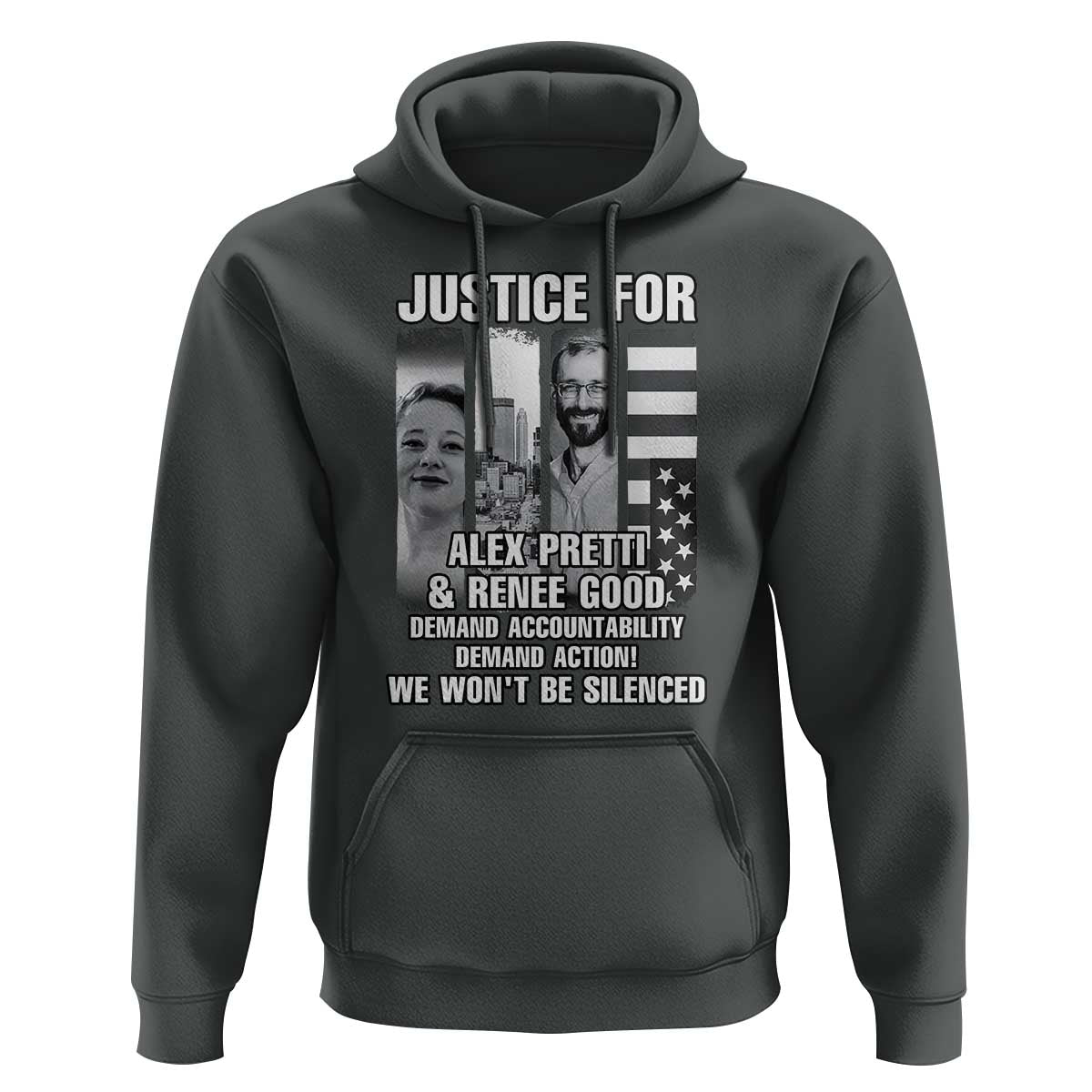 Justice for Alex and Renee Hoodie Anti ICE Immigration Protest Human Rights