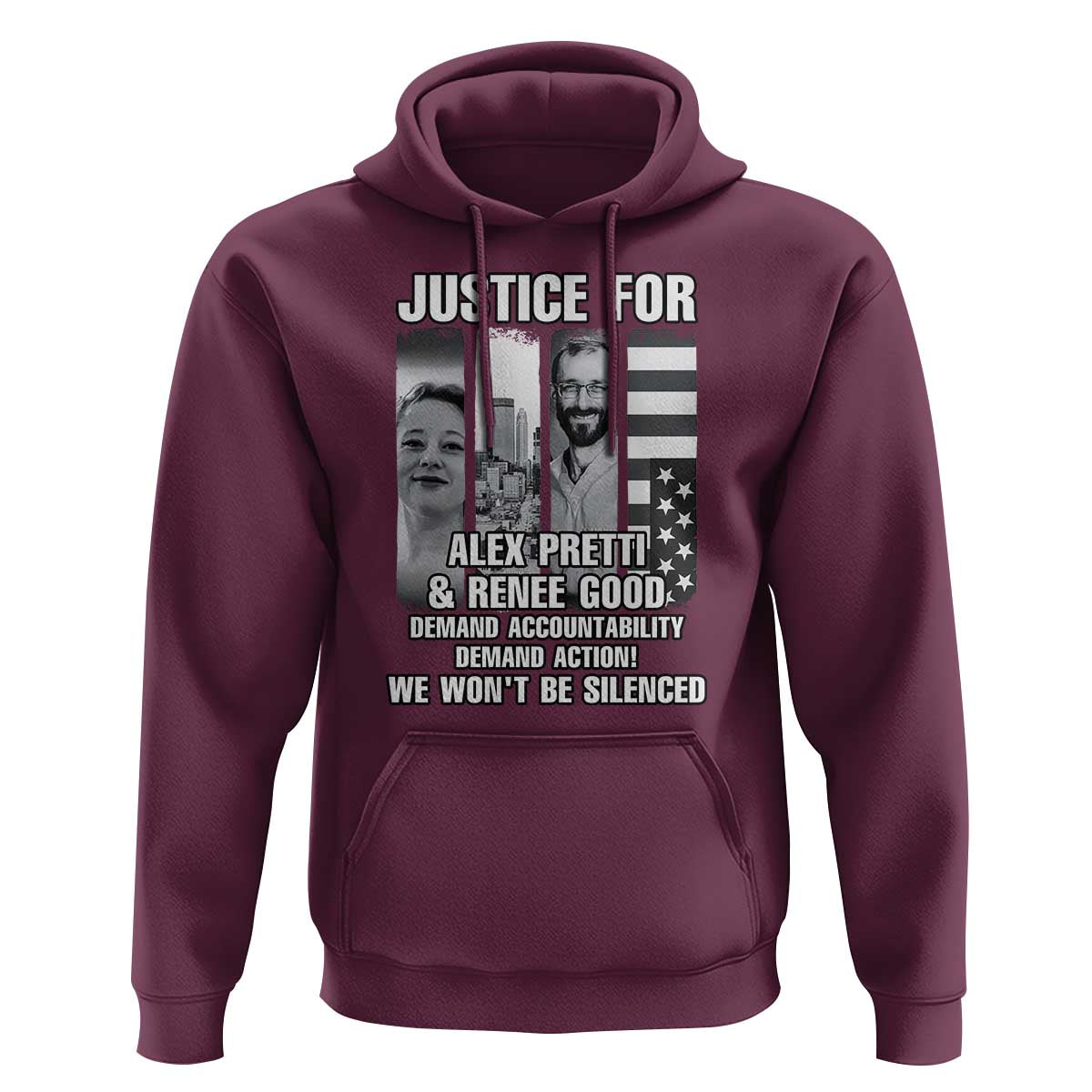 Justice for Alex and Renee Hoodie Anti ICE Immigration Protest Human Rights