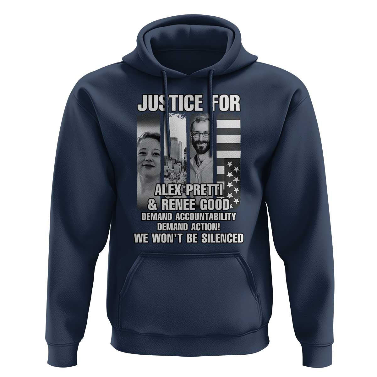 Justice for Alex and Renee Hoodie Anti ICE Immigration Protest Human Rights