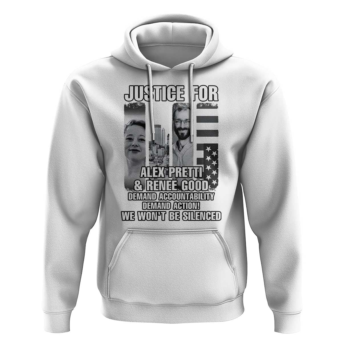 Justice for Alex and Renee Hoodie Anti ICE Immigration Protest Human Rights