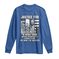 Justice for Alex and Renee Long Sleeve Shirt Anti ICE Immigration Protest Human Rights