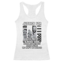 Justice for Alex and Renee Racerback Tank Top Anti ICE Immigration Protest Human Rights