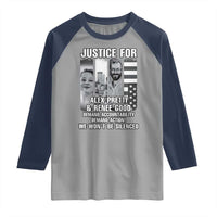 Justice for Alex and Renee Raglan Shirt Anti ICE Immigration Protest Human Rights