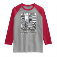 Justice for Alex and Renee Raglan Shirt Anti ICE Immigration Protest Human Rights