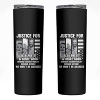 Justice for Alex and Renee Skinny Tumbler Anti ICE Immigration Protest Human Rights