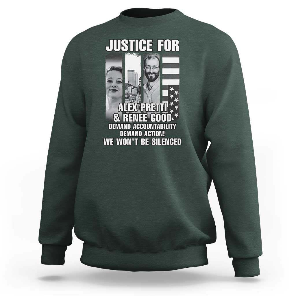 Justice for Alex and Renee Sweatshirt Anti ICE Immigration Protest Human Rights