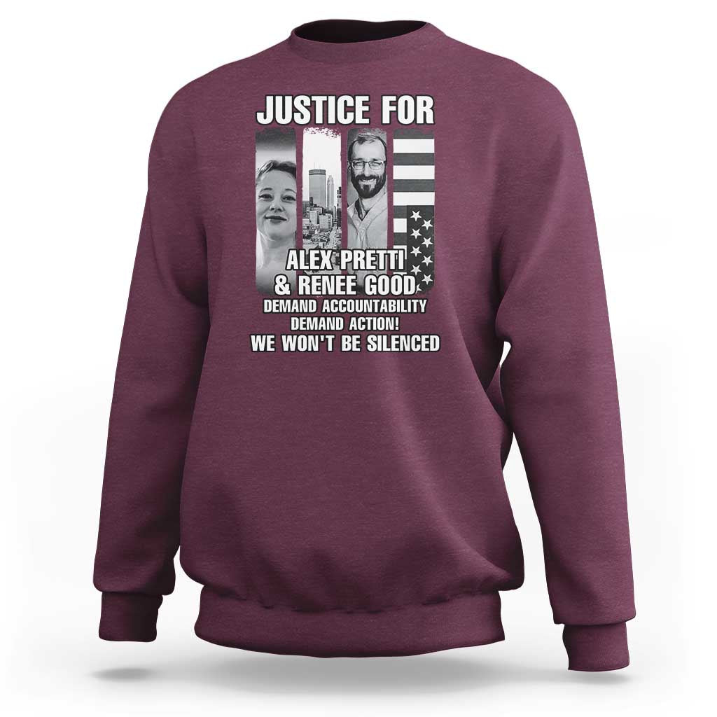 Justice for Alex and Renee Sweatshirt Anti ICE Immigration Protest Human Rights