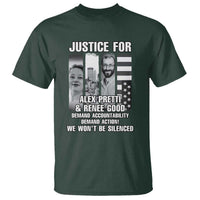 Justice for Alex and Renee T Shirt Anti ICE Immigration Protest Human Rights