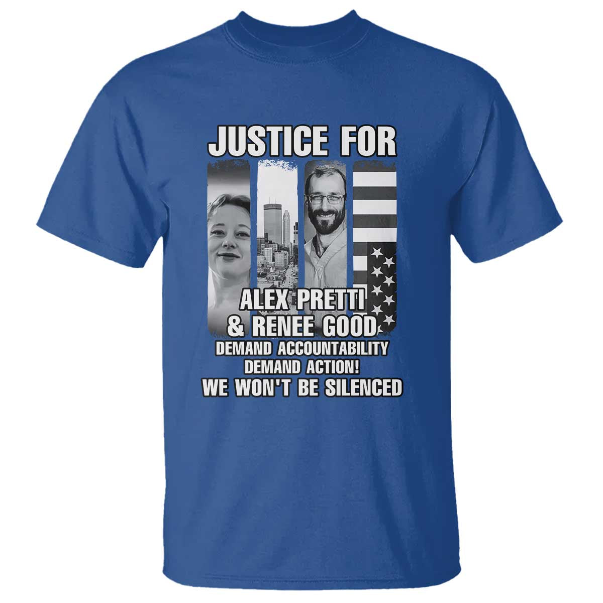 Justice for Alex and Renee T Shirt Anti ICE Immigration Protest Human Rights
