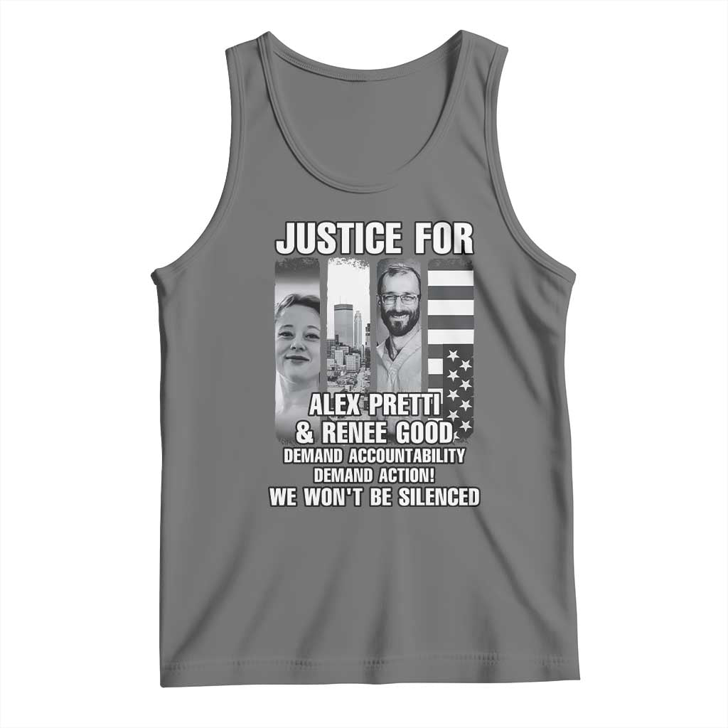 Justice for Alex and Renee Tank Top Anti ICE Immigration Protest Human Rights