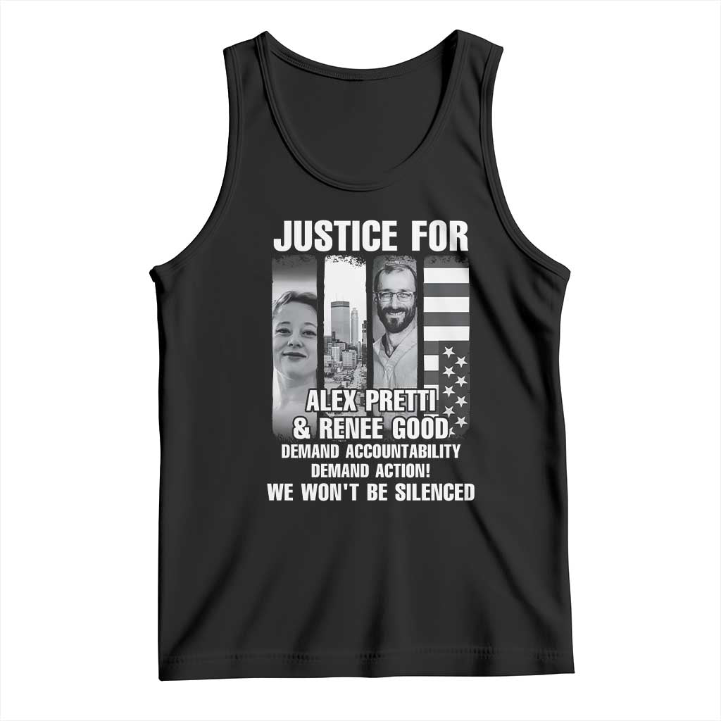 Justice for Alex and Renee Tank Top Anti ICE Immigration Protest Human Rights