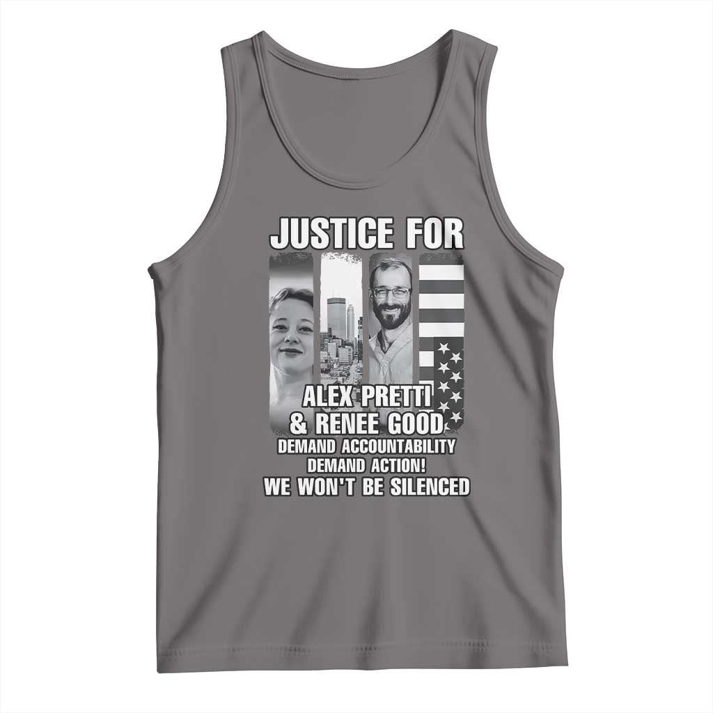 Justice for Alex and Renee Tank Top Anti ICE Immigration Protest Human Rights