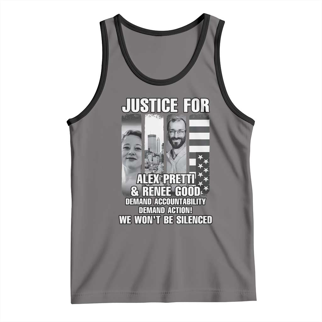 Justice for Alex and Renee Tank Top Anti ICE Immigration Protest Human Rights