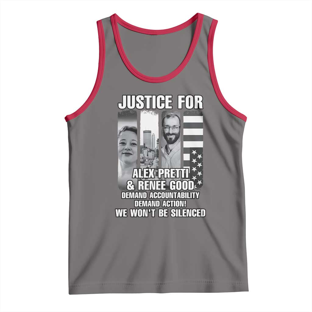 Justice for Alex and Renee Tank Top Anti ICE Immigration Protest Human Rights