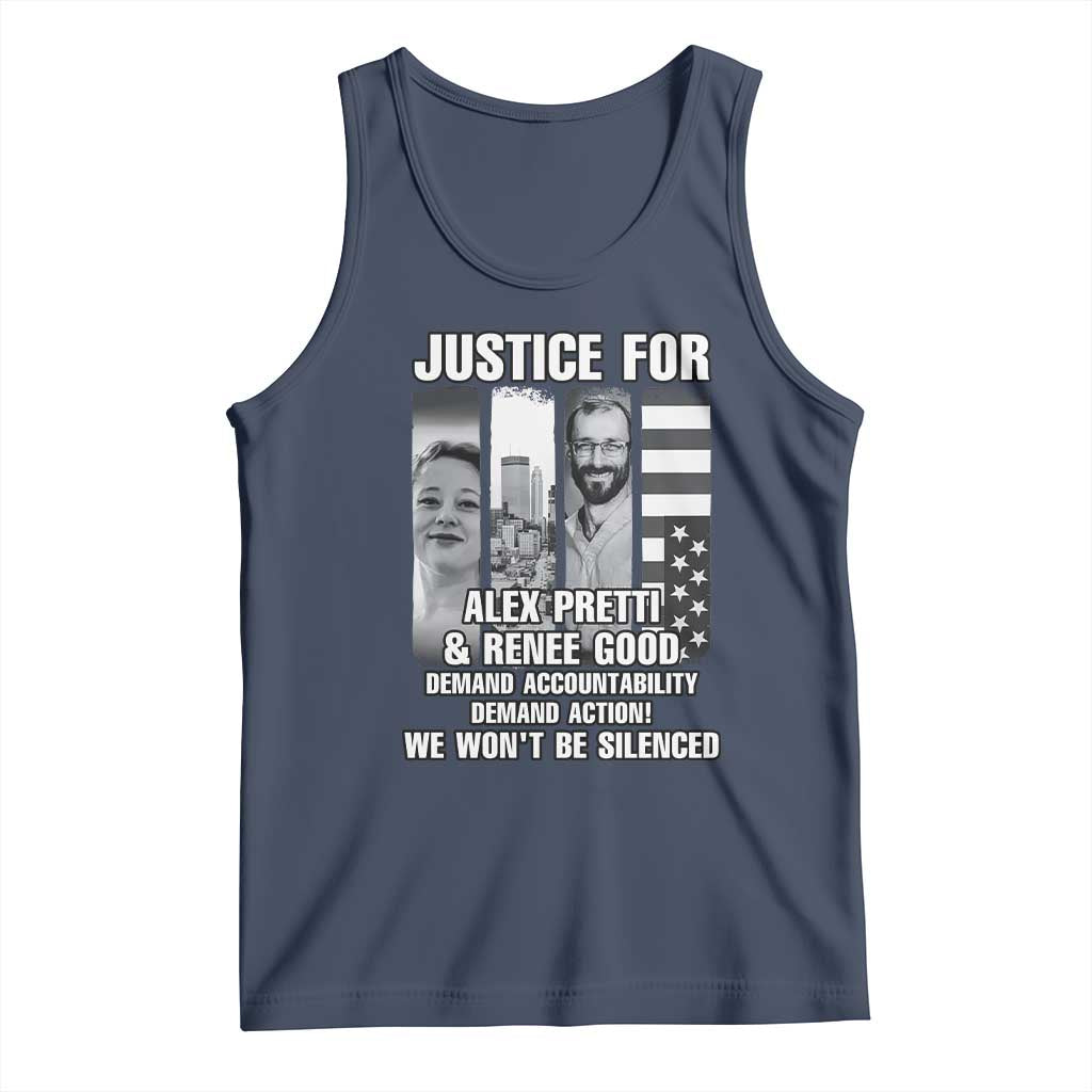 Justice for Alex and Renee Tank Top Anti ICE Immigration Protest Human Rights