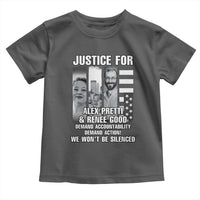 Justice for Alex and Renee Toddler T Shirt Anti ICE Immigration Protest Human Rights