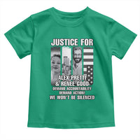 Justice for Alex and Renee Toddler T Shirt Anti ICE Immigration Protest Human Rights