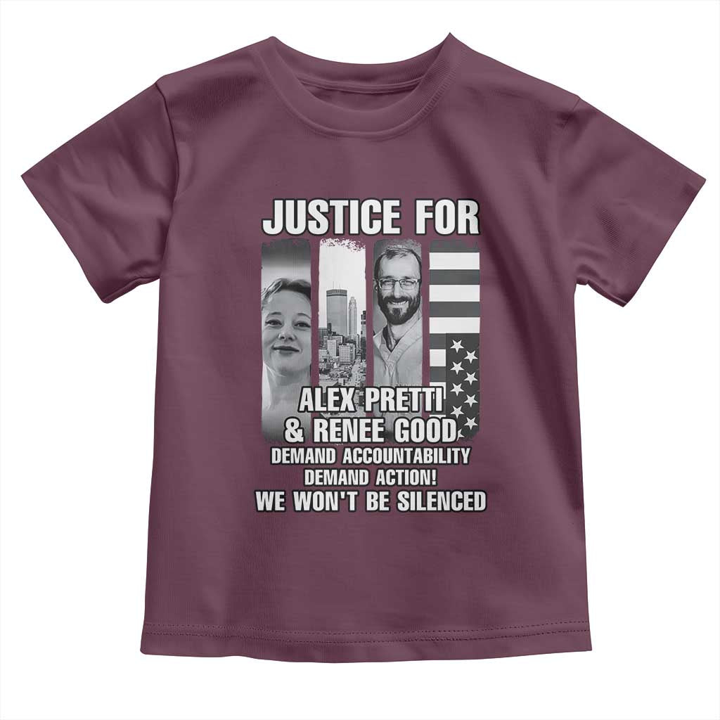Justice for Alex and Renee Toddler T Shirt Anti ICE Immigration Protest Human Rights