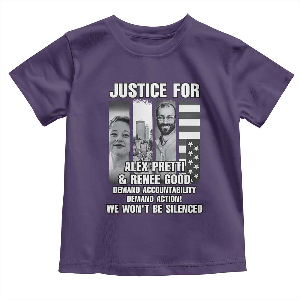 Justice for Alex and Renee Toddler T Shirt Anti ICE Immigration Protest Human Rights