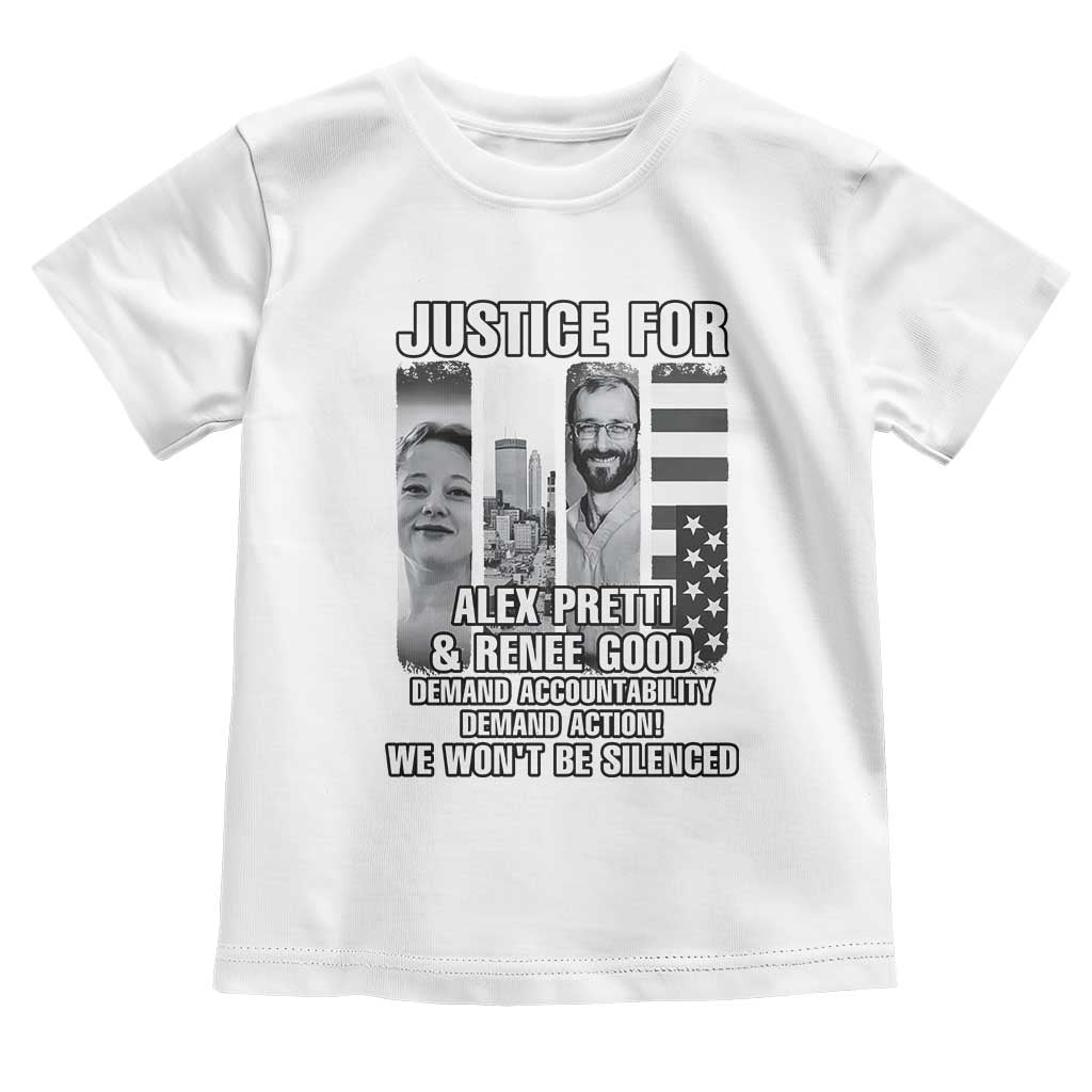 Justice for Alex and Renee Toddler T Shirt Anti ICE Immigration Protest Human Rights