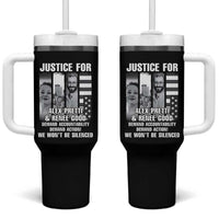 Justice for Alex and Renee Tumbler With Handle Anti ICE Immigration Protest Human Rights
